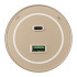 Трековая розетка Arte Milano Am-track-sockets-39 399732TS/USB-Type-C Gold Трековая розетка Arte Milano Am-track-sockets-39 399732TS/USB-Type-C Gold