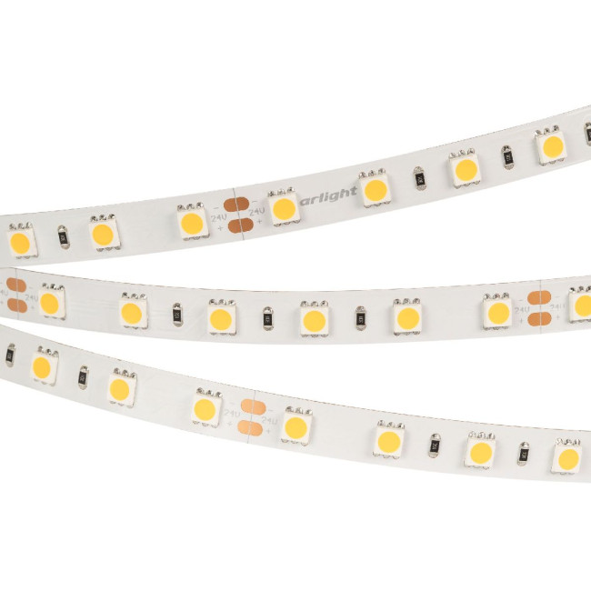 Светодиодная лента Arlight RT-B60-10mm 24V Warm3000 (14.4 W/m, IP20, 5m) 028589(3) Светодиодная лента Arlight RT-B60-10mm 24V Warm3000 (14.4 W/m, IP20, 5m) 028589(3)