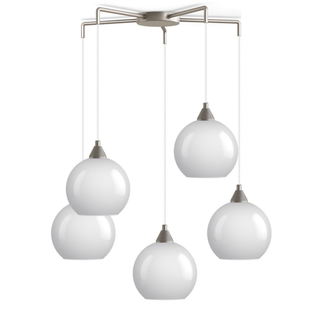 Подвесная люстра 33 Идеи PND.113.05.01.002.NI-S.13.WH Подвесная люстра 33 Идеи PND.113.05.01.002.NI-S.13.WH