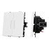 Механизм выключателя двухклавишный непроходной Arlight LED SWT-NOBE-MK02-SFPL-L-WH (230V, 10A) 054239 Механизм выключателя двухклавишный непроходной Arlight LED SWT-NOBE-MK02-SFPL-L-WH (230V, 10A) 054239