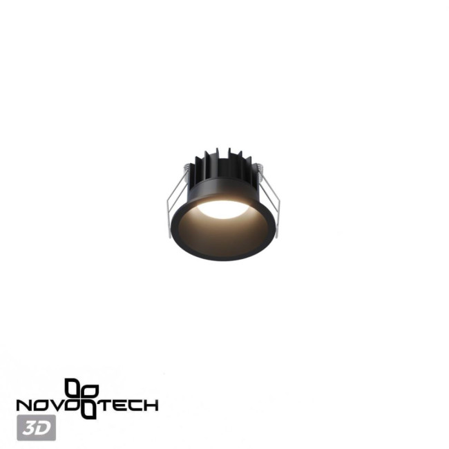 Встраиваемый светильник с переключателем цв. температуры Novotech Wir Brillo 359866