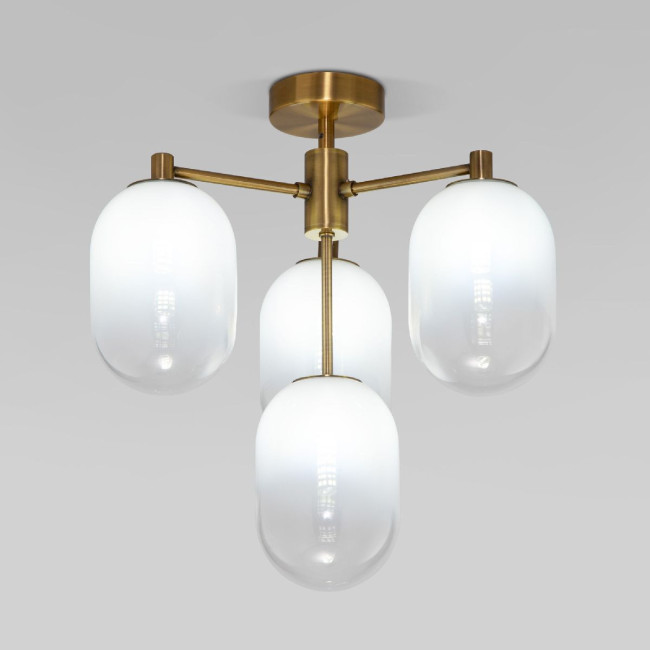 Потолочная люстра Eurosvet Loona 60161/4 латунь a065612 Потолочная люстра Eurosvet Loona 60161/4 латунь a065612