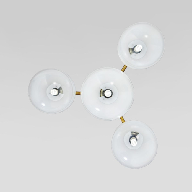 Потолочная люстра Eurosvet Loona 60161/4 латунь a065612 Потолочная люстра Eurosvet Loona 60161/4 латунь a065612