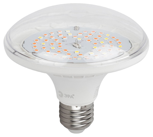 Фитолампа для растений светодиодная Эра E27 18W 6500K FITO-18W-Ra90-E27 Б0057710 Фитолампа для растений светодиодная Эра E27 18W 6500K FITO-18W-Ra90-E27 Б0057710