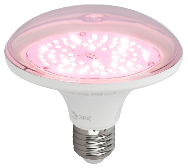 Фитолампа для растений светодиодная Эра E27 18W 6500K FITO-18W-Ra90-E27 Б0057710 Фитолампа для растений светодиодная Эра E27 18W 6500K FITO-18W-Ra90-E27 Б0057710
