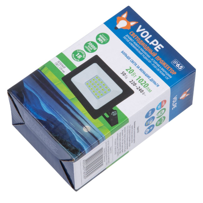 Прожектор Volpe ULF-Q517 20W/GREEN IP65 220-240V BLACK UL-00011652 Прожектор Volpe ULF-Q517 20W/GREEN IP65 220-240V BLACK UL-00011652