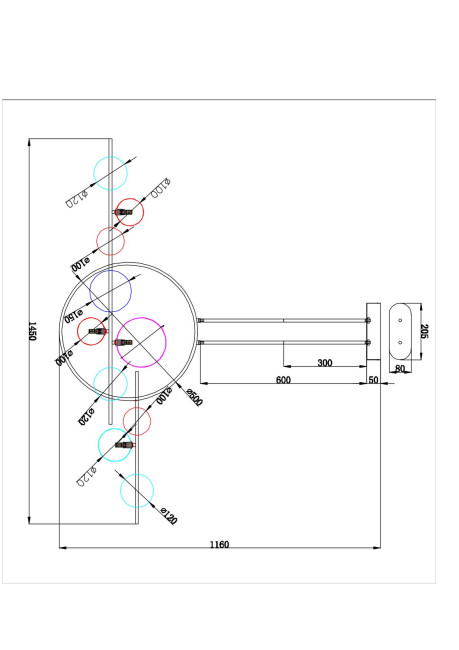 Потолочная люстра Arte Lamp Saturn A7790SP-75WH Потолочная люстра Arte Lamp Saturn A7790SP-75WH