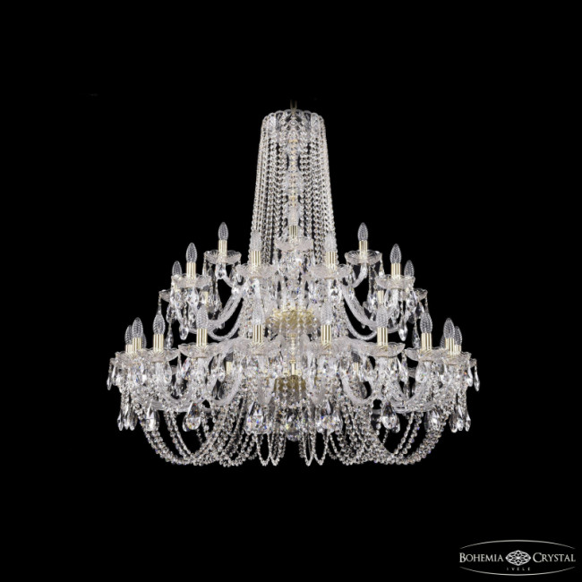 Подвесная люстра Bohemia Ivele Crystal 1402/20+10+5/400/2d G
