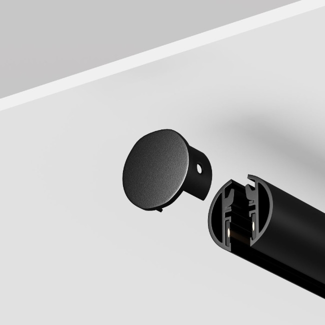 Заглушка для подвесного круглого шинопровода (2 шт.) Maytoni Levity TRA184EC-R-11B