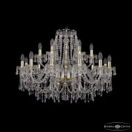 Подвесная люстра Bohemia Ivele Crystal 1403/12+6/300 G Подвесная люстра Bohemia Ivele Crystal 1403/12+6/300 G