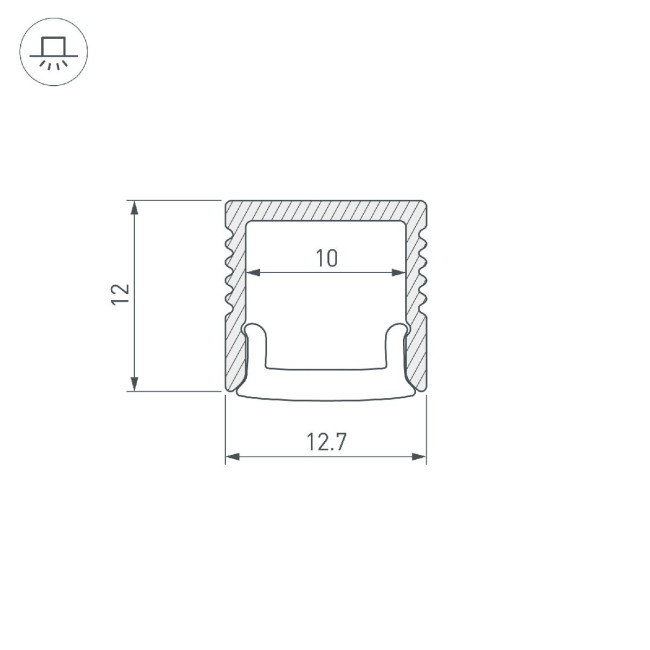 Профиль Arlight FANTOM-BENT-W12-SIDE-2000 ANOD 040326(1) Профиль Arlight FANTOM-BENT-W12-SIDE-2000 ANOD 040326(1)