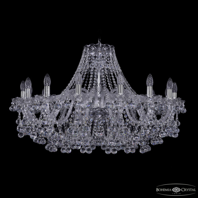 Подвесная люстра Bohemia Ivele Crystal 1409/16/360 Ni