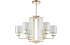 Подвесная люстра Crystal Lux Nicolas NICOLAS SP-PL6 GOLD/WHITE