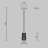 Подвесной светильник Maytoni Pilastro MOD430PL-L5W3K