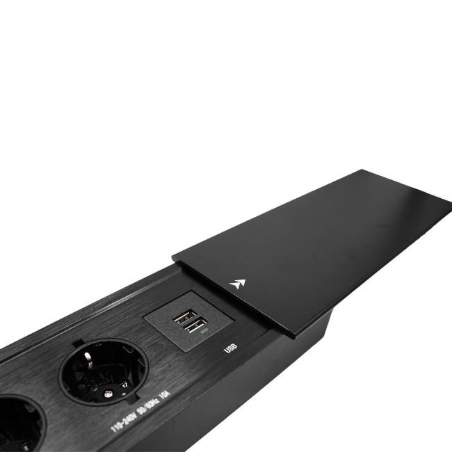 Блок розеток JX (Slide Top) (2 секции RJ-45 + 2 USB с кабелем питания) Mebax 00-00002891 Блок розеток JX (Slide Top) (2 секции RJ-45 + 2 USB с кабелем питания) Mebax 00-00002891