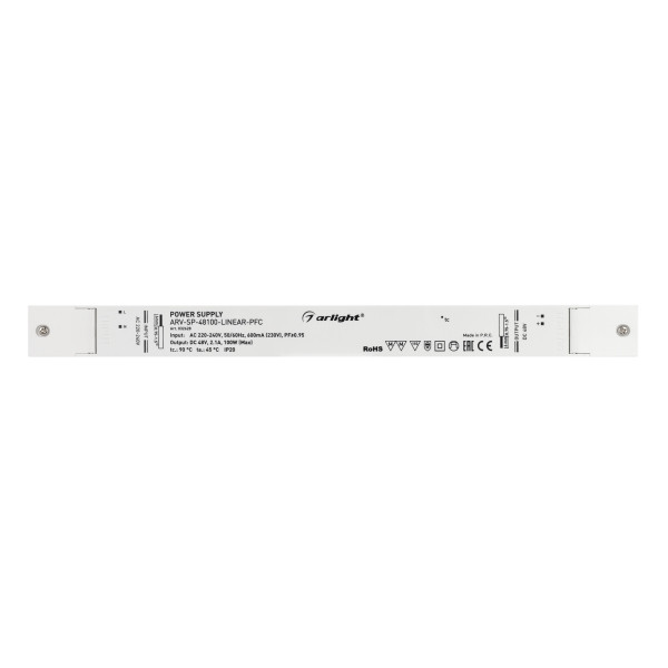 Блок питания Arlight ARV-SP-48100-Linear-PFC 48V 100W IP20 2,1A 032628 Блок питания Arlight ARV-SP-48100-Linear-PFC 48V 100W IP20 2,1A 032628