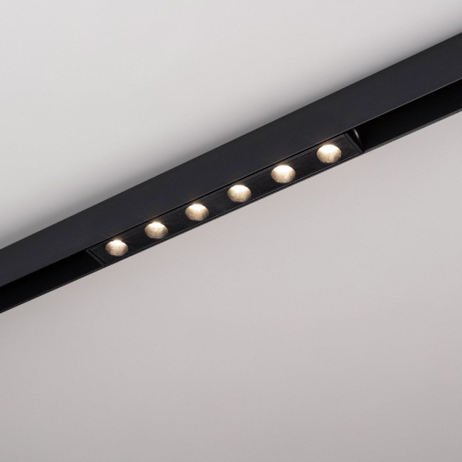 Трековый магнитный светильник Arlight MAG-DOTS-25-L200-6W Warm3000 (BK, 30 deg, 24V, DALI) 046323 Трековый магнитный светильник Arlight MAG-DOTS-25-L200-6W Warm3000 (BK, 30 deg, 24V, DALI) 046323