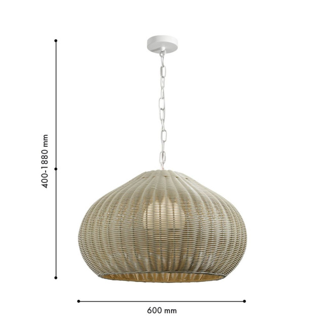 Подвесной светильник Favourite Wicker 4886-1P Подвесной светильник Favourite Wicker 4886-1P