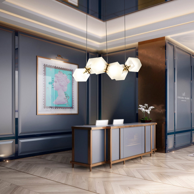 Подвесная люстра ImperiumLoft Gabriel Scott Welles Glass 123396-22 Подвесная люстра ImperiumLoft Gabriel Scott Welles Glass 123396-22