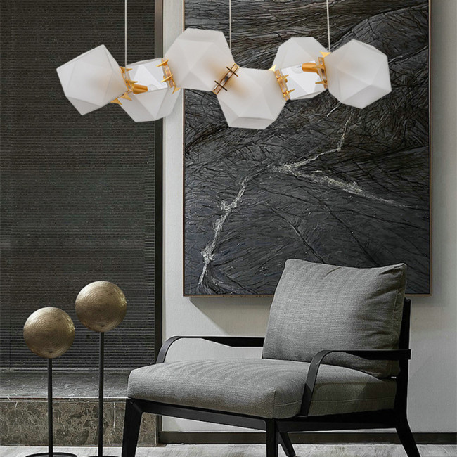 Подвесная люстра ImperiumLoft Gabriel Scott Welles Glass 123396-22 Подвесная люстра ImperiumLoft Gabriel Scott Welles Glass 123396-22