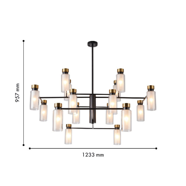 Люстра на штанге Favourite Slank 4482-16P Люстра на штанге Favourite Slank 4482-16P