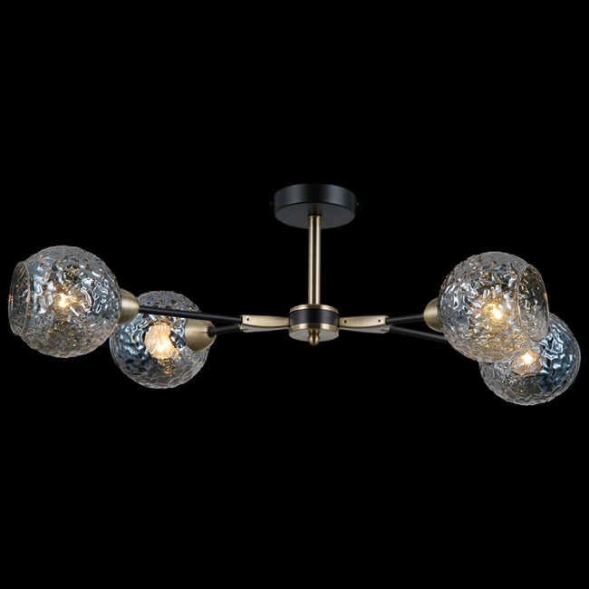 Люстра на штанге Illumico IL0253-4CSQ-79 BK AB Люстра на штанге Illumico IL0253-4CSQ-79 BK AB
