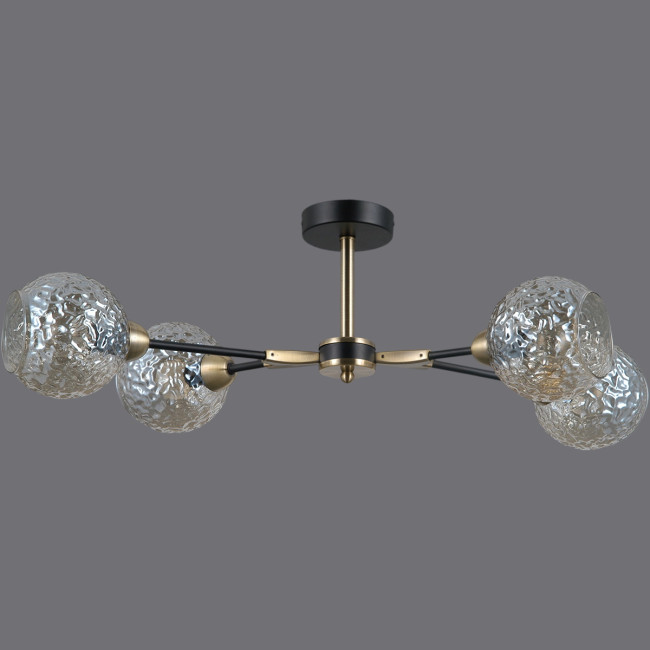 Люстра на штанге Illumico IL0253-4CSQ-79 BK AB Люстра на штанге Illumico IL0253-4CSQ-79 BK AB