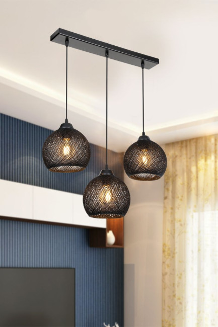 Подвесной светильник Toplight Lizbeth TL1612L-03BK Подвесной светильник Toplight Lizbeth TL1612L-03BK