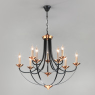 Подвесная люстра Eurosvet 60098/9 черный Подвесная люстра Eurosvet 60098/9 черный
