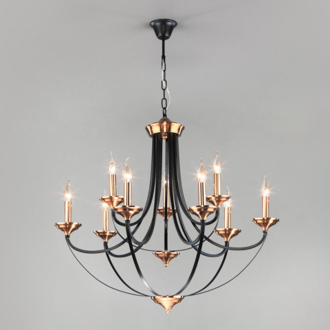 Подвесная люстра Eurosvet 60098/9 черный Подвесная люстра Eurosvet 60098/9 черный
