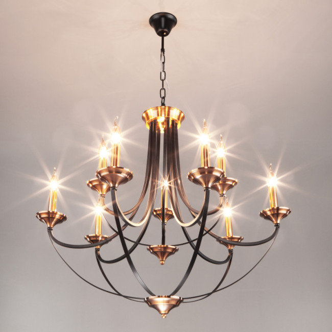 Подвесная люстра Eurosvet 60098/9 черный Подвесная люстра Eurosvet 60098/9 черный