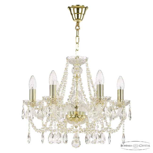 Подвесная люстра Bohemia Ivele Crystal 107/6/165 G Подвесная люстра Bohemia Ivele Crystal 107/6/165 G