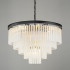 Подвесная люстра Delight Collection 1920s Odeon KR0387P-10A black/frost Подвесная люстра Delight Collection 1920s Odeon KR0387P-10A black/frost