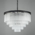 Подвесная люстра Delight Collection 1920s Odeon KR0387P-10A black/frost Подвесная люстра Delight Collection 1920s Odeon KR0387P-10A black/frost