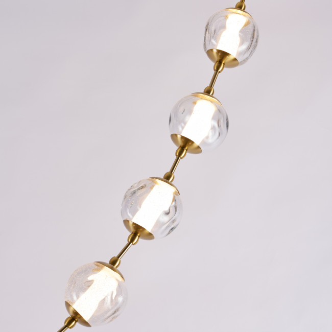 Подвесной светильник OD2437A-16 brass/clear