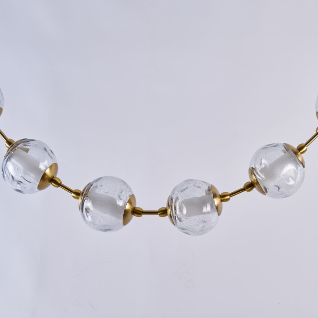 Подвесной светильник OD2437A-16 brass/clear