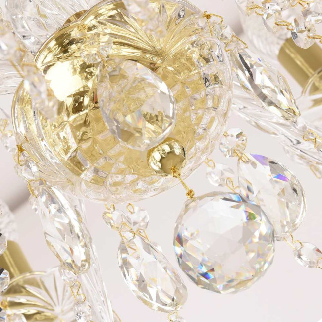 Подвесная люстра Bohemia Ivele Crystal 5417/6/165 G Clear/M-1G Подвесная люстра Bohemia Ivele Crystal 5417/6/165 G Clear/M-1G