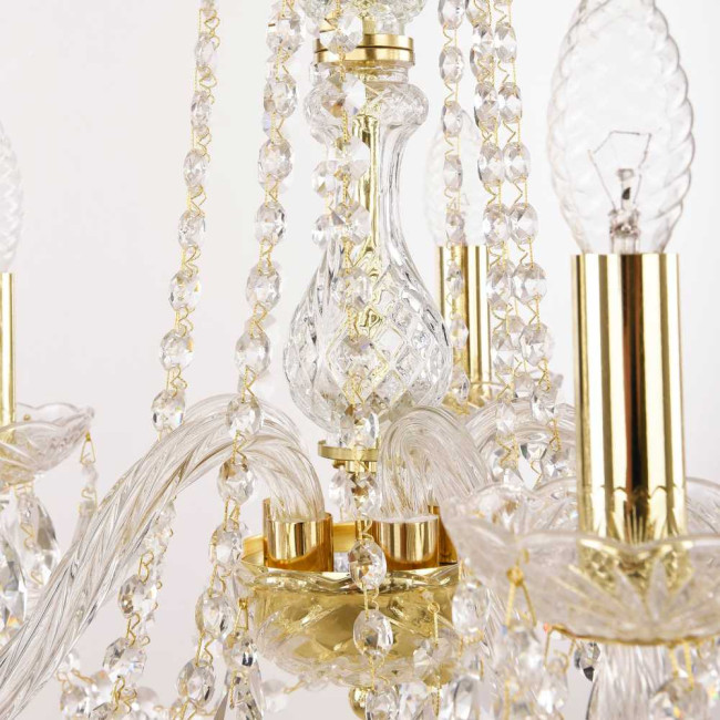 Подвесная люстра Bohemia Ivele Crystal 5417/6/165 G Clear/M-1G Подвесная люстра Bohemia Ivele Crystal 5417/6/165 G Clear/M-1G