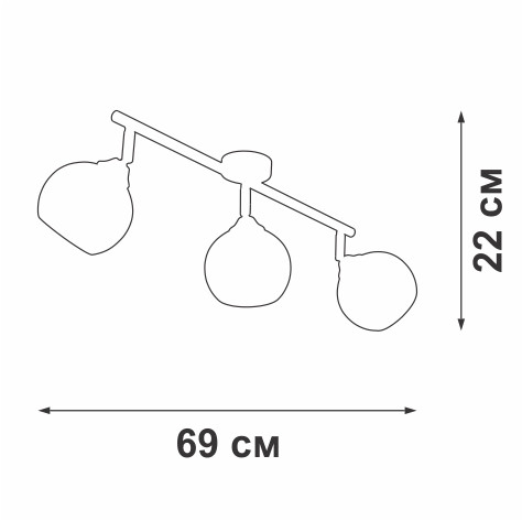 Спот Vitaluce V4313-0/3PL Спот Vitaluce V4313-0/3PL