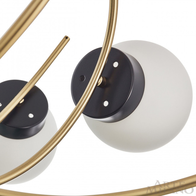 Люстра на штанге Arte Milano Neapolis 276169/6 BK/GD