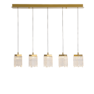 Подвесной светильник MD25020403-5B2 Satin gold, LED/25.4W, 3000K dimmable