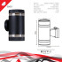 Уличный настенный светильник Reluce 86226-9.2-002CT 2*GX53 BK Уличный настенный светильник Reluce 86226-9.2-002CT 2*GX53 BK