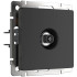 ТВ-розетка Werkel оконечная черный матовый W1183008 4690389157028 ТВ-розетка Werkel оконечная черный матовый W1183008 4690389157028