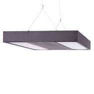 Светодиодная панель Uniel UL-00012595 ULO-K16B 2x16W/4000K/L50 5W/RGB IP44 BLACK