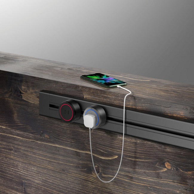 Накладной шинопровод с выключателем Arte Milano Am-track-sockets 385205TOB/50 Gold