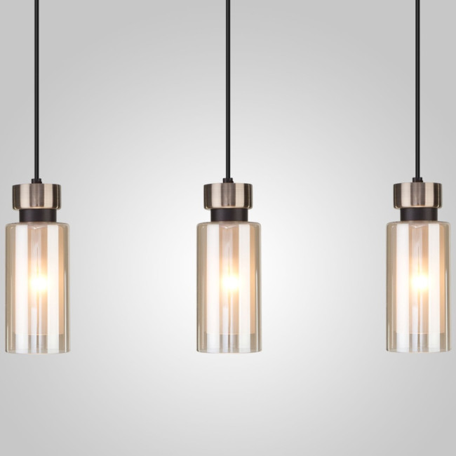 Подвесной светильник Eurosvet Amado 50115/3 черный Подвесной светильник Eurosvet Amado 50115/3 черный