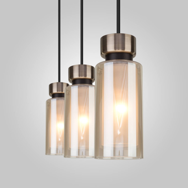 Подвесной светильник Eurosvet Amado 50115/3 черный Подвесной светильник Eurosvet Amado 50115/3 черный