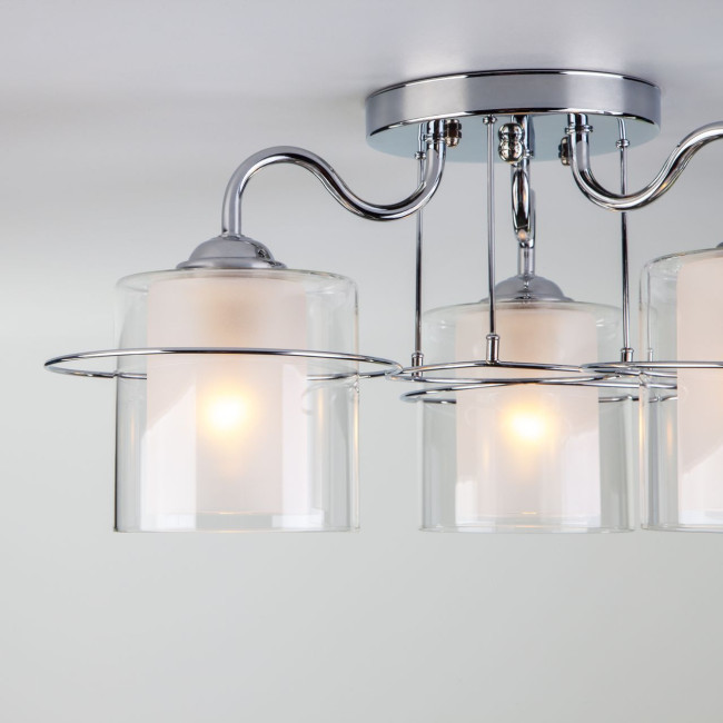 Потолочная люстра Eurosvet Darcy 30160/3 хром Потолочная люстра Eurosvet Darcy 30160/3 хром