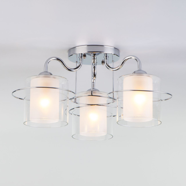 Потолочная люстра Eurosvet Darcy 30160/3 хром Потолочная люстра Eurosvet Darcy 30160/3 хром