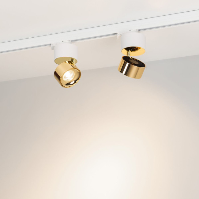 Трековый трехфазный светильник Arlight SP-PLURIO-TRACK-4TR-R77-9W Day4000 (WH-BRS, 36 deg, 230V) (IP20 Металл) 038100 Трековый трехфазный светильник Arlight SP-PLURIO-TRACK-4TR-R77-9W Day4000 (WH-BRS, 36 deg, 230V) (IP20 Металл) 038100
